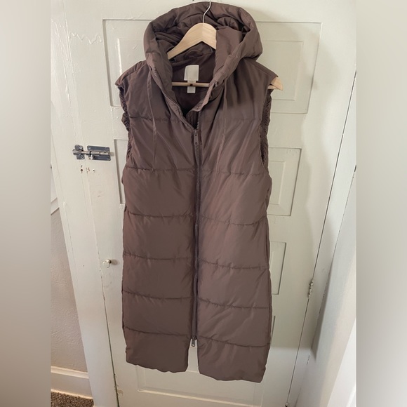 H&M Jackets & Coats Warm Long Puffer Vest Poshmark